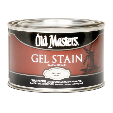 OLD MASTERS 1/2 Pt Natural Walnut Oil-Based Gel Stain 81616